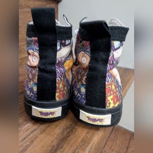 Limited edition Rugrats sneakers Black Women's or youth size 5 - Picture 3 of 7